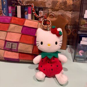 1998 SANRIO STRAWBERRY BAG CHARM